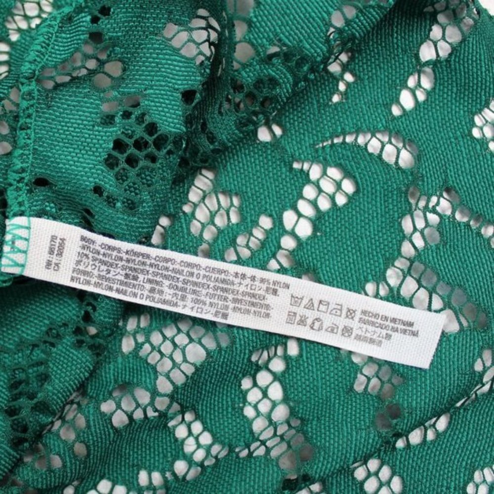 SOLD Free People Green Lace Strappy Bralette - Picture 5 of 6